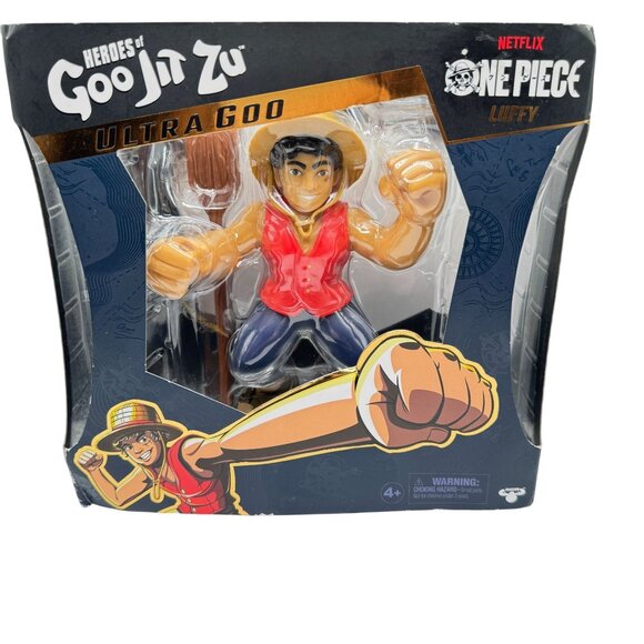 Heroes Of Goo Jit Zu Ultra Goo One Piece Luffy Action Figure Netflix Collectible - Picture 1 of 8